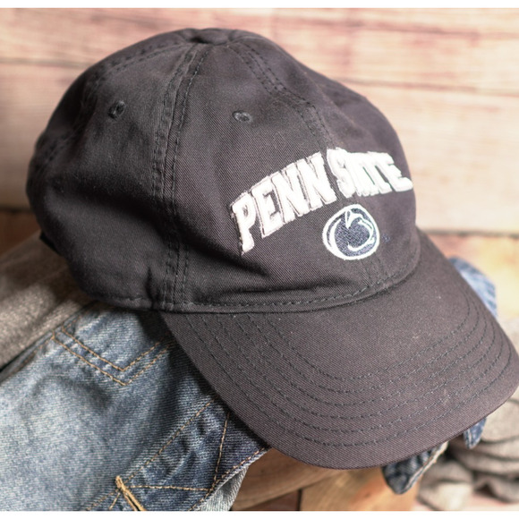 Penn State Nittany Lions Legacy Strapback Dad Hat Cotton Blue Collegiate 90s EUC - Picture 3 of 9